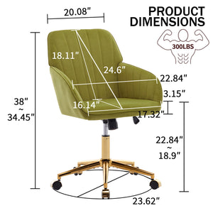 Adjustable Ergonomic Swivel Office Chair by Couch.com