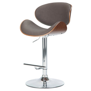 Marana - Multifunctional Handcrafted Bentwood Adjustable Swivel Bar Stool by Couch.com
