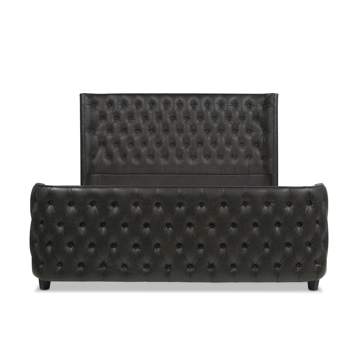 Brooklyn - Tufted Panel Bed Headboard And Footboard Set by Couch.com