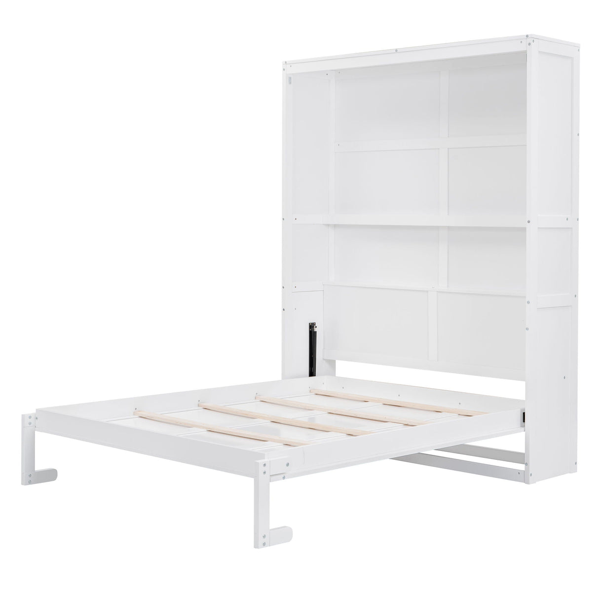 Murphy Wall Bed With Shelves, Space Saving by Couch.com