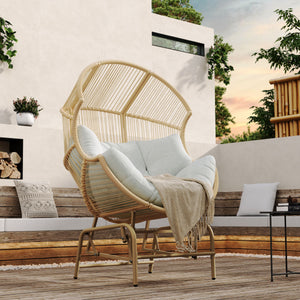 Palos - Outdoor Wicker Glider Chair by Couch.com