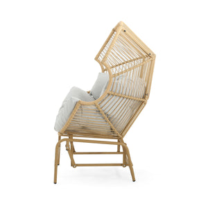 Palos - Outdoor Wicker Glider Chair by Couch.com