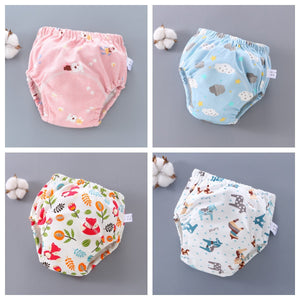 Baby washable 6-layer gauze training pants