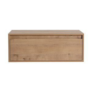 Modern Minimalist Bathroom Cabinet With Soft Close Drawers And Floating Mounting Design