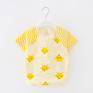 Baby Dinner Coverall Bib Spring And Autumn Long Sleeve Apron
