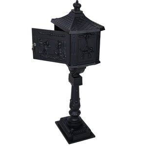Cast Aluminum Mail Box, Postal Box, Mailbox by Couch.com