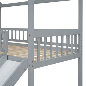 House Bunk Bed With Slide by Couch.com