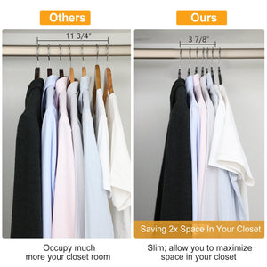 10 Pack Clothes Hangers Non-Slip by DirectDeals