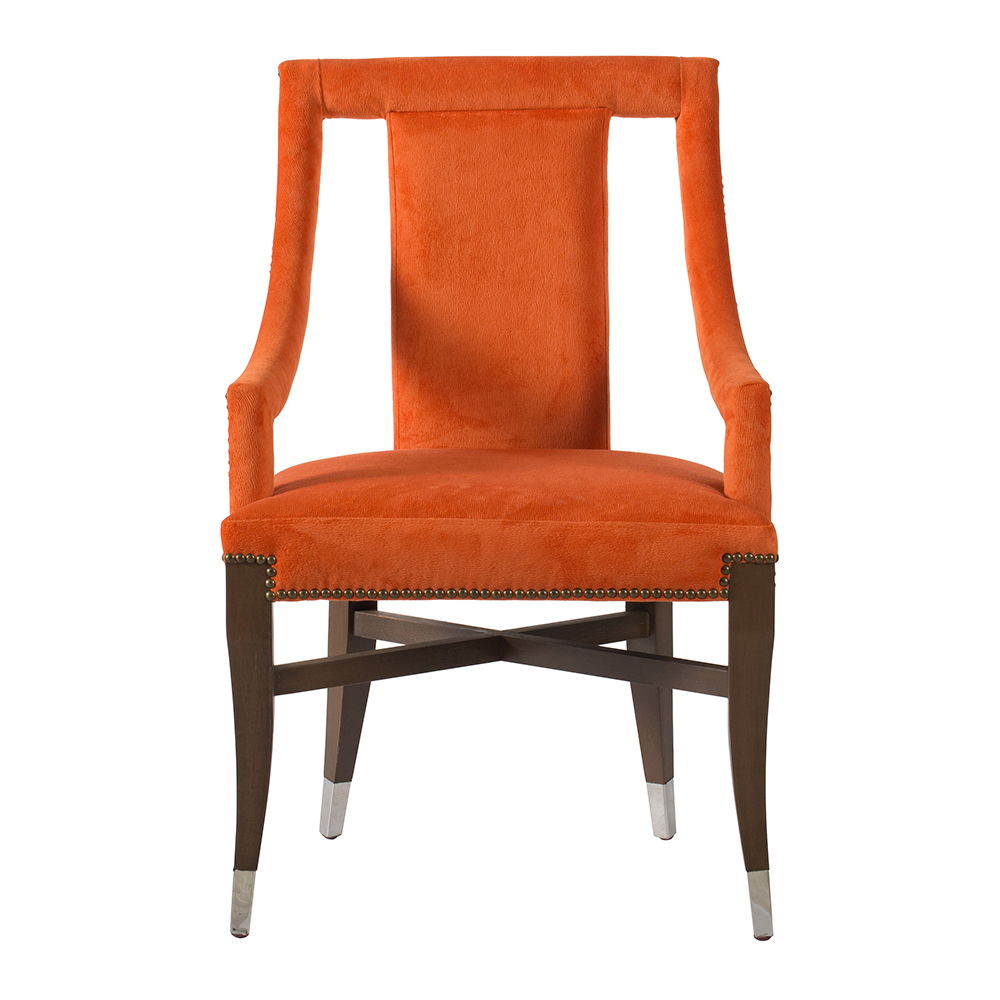 Modern Accent Chair Dining Chairs, Accent Chair For Living Room Dining Room Kitchen - Orange by Couch.com