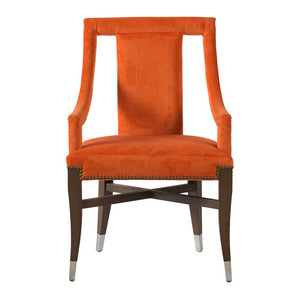 Modern Accent Chair Dining Chairs, Accent Chair For Living Room Dining Room Kitchen - Orange by Couch.com