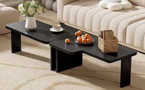 Modern Minimalist Coffee Table Set With Splicing Design by Couch.com