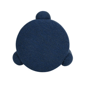 Hugo - Round Fully Upholstered Ottoman by Couch.com