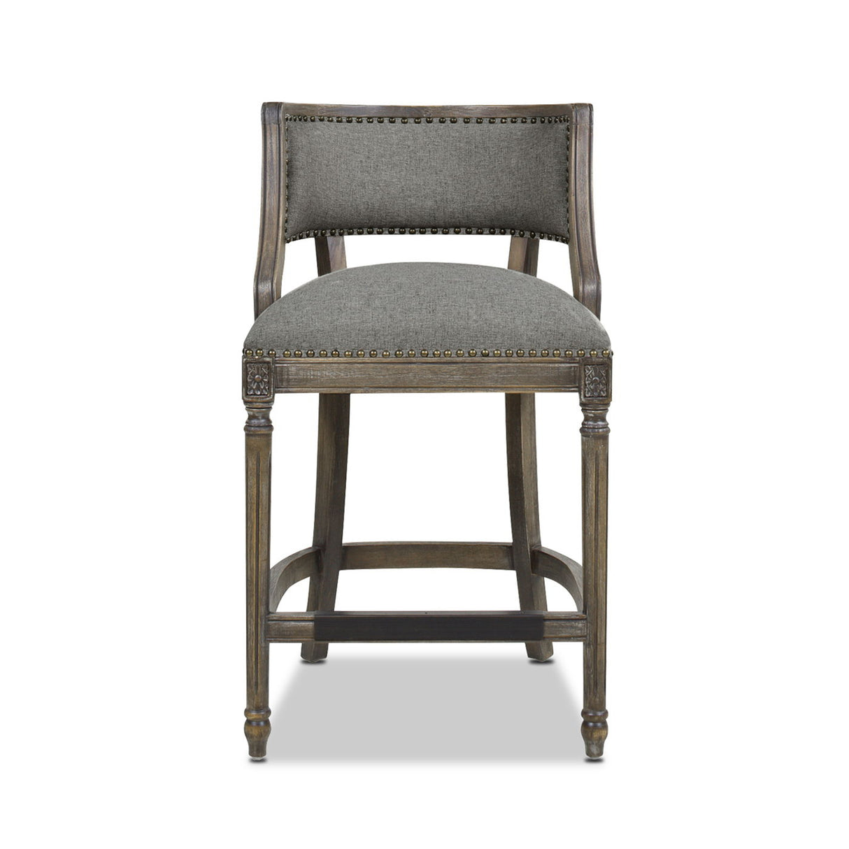 Paris - Farmhouse Counter Height Bar Stool With Backrest by Couch.com