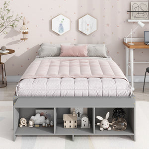Bed With Storage Case, 2 Storage Drawers, Lengthwise Support Slat by Couch.com