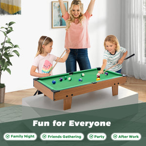 4-in-1 Combo Game Table Set Foosball Table with Billiards and Hockey