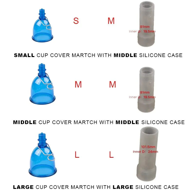 Super Penis Enlargement Extender Vacuum Stretcher Pump Hanger Bigger Enhancement