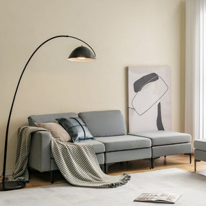 1/2/3/4-Seat Convertible Sectional Sofa with Reversible Ottoman-3-Seat by DirectDeals