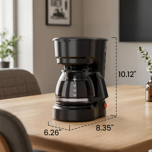 5-Cup Drip Coffee Maker - Programmable, Auto Brew, Auto Pause, Keep Warm Function CM3710H