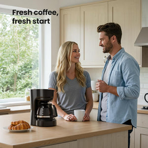 5-Cup Drip Coffee Maker - Programmable, Auto Brew, Auto Pause, Keep Warm Function CM3710H