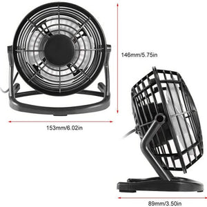 5-Inch USB Personal Desk Fan