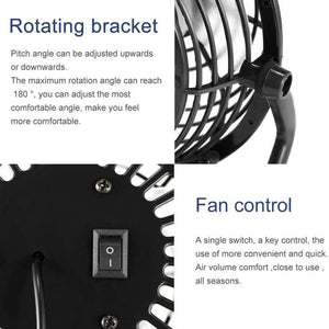 5-Inch USB Personal Desk Fan
