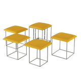 Brisa 5 Piece Nesting Ottoman/Stool Set