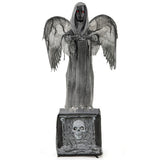 5.5ft Halloween Animatronic Decoration with Light Up Eyes and Shaking Wings