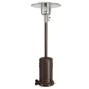 50000 BTU Garden Propane Standing LP Gas Steel Accessories Heater-Bronze