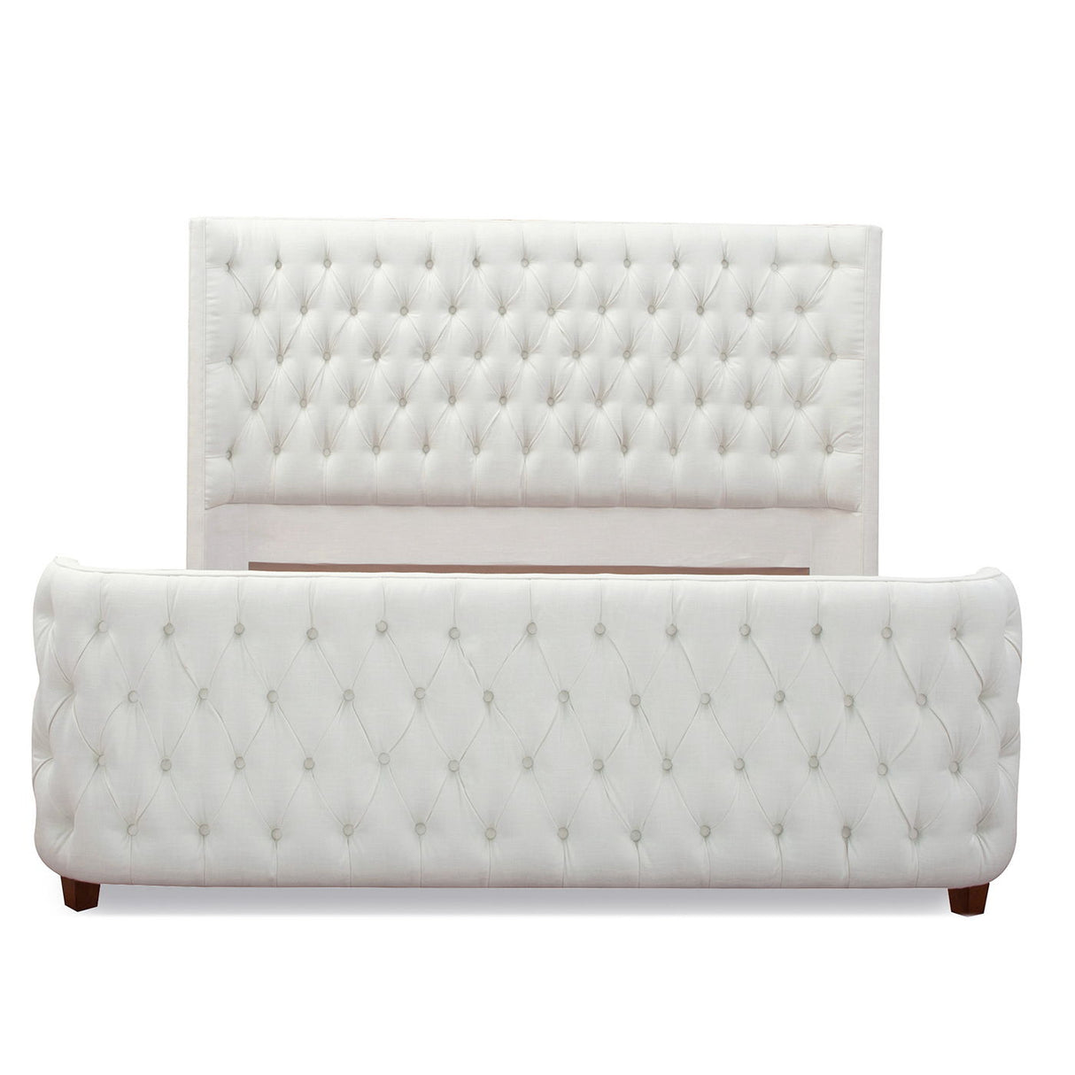 Brooklyn - Tufted Panel Bed Headboard And Footboard Set by Couch.com