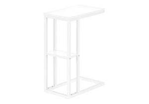 Accent Table, C - Shaped, Marble Look Contemporary & Modern Convenient Design by Couch.com