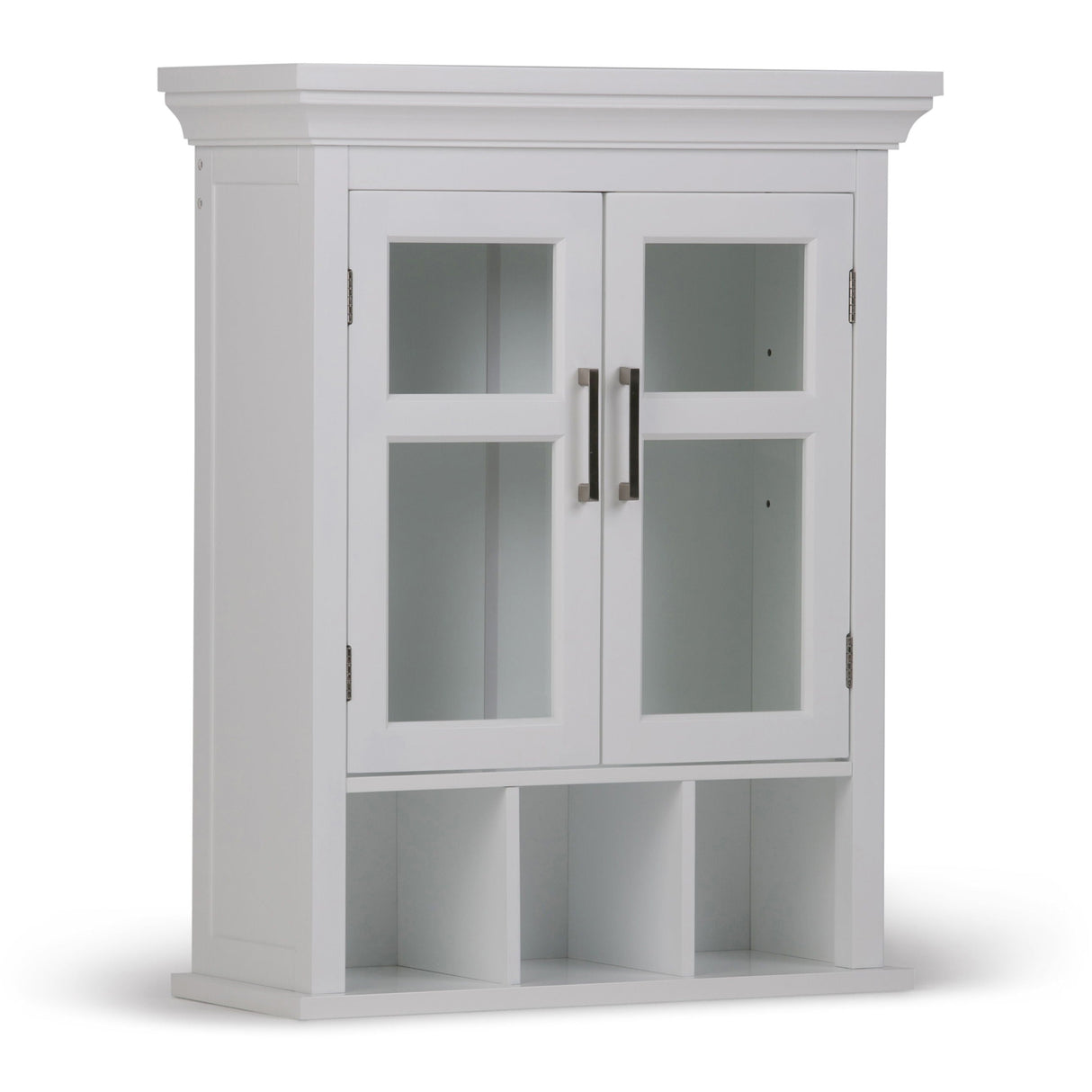 Avington - Two Door Wall Cabinet With Cubbies - Pure White by Couch.com