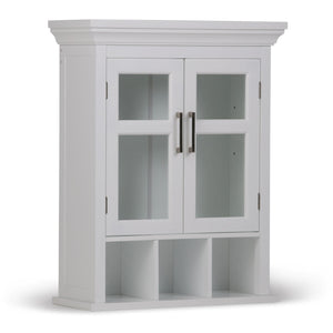 Avington - Two Door Wall Cabinet With Cubbies - Pure White by Couch.com