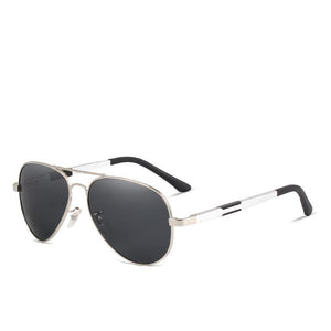 Aviation Luxury Aluminum Magnesium Gold Fashion Polarized Lens Sunglasses Men/Women Driving Mirror Sunglasses  Military Style