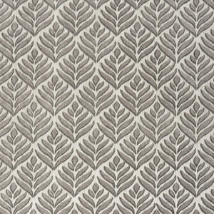 8' X 11' Charcoal Floral Non Skid Indoor Outdoor Area Rug