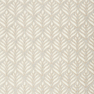 4' X 6' Ivory And Grey Floral Stain Resistant Non Skid Area Rug