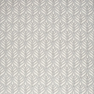 7' X 10' Grey Floral Stain Resistant Non Skid Area Rug