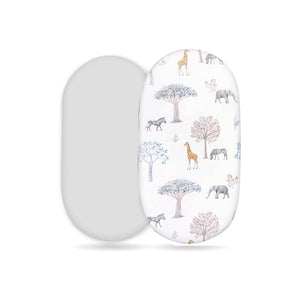 Baby Cradle Fitted Sheet Elastic Printing Baby Caring Table Changing Cover