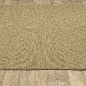 4' X 6' Tan Stain Resistant Indoor Outdoor Area Rug