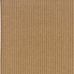 8' X 11' Tan Striped Stain Resistant Indoor Outdoor Area Rug
