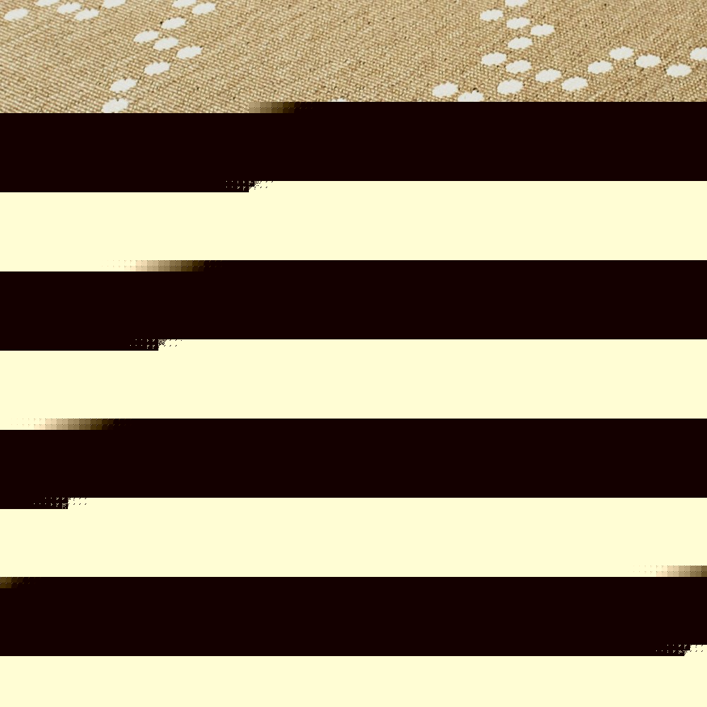 7' X 10' Tan Geometric Stain Resistant Indoor Outdoor Area Rug