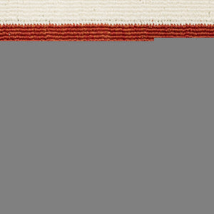 5' X 8' Red and Ivory Geometric Stain Resistant Indoor Outdoor Area Rug