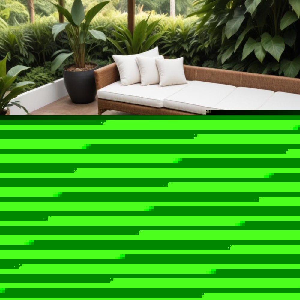 9' X 13' Blue and Green Geometric Stain Resistant Indoor Outdoor Area Rug
