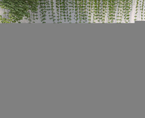 3' X 5' Blue and Beige Stain Resistant Indoor Outdoor Area Rug