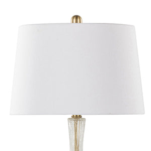 Jenny 27' Contemporary Glass Table Lamp Set of 2