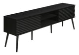 TV Stand, Media Entertainment Center, Storage Cabinet, Console, Storage Shelves, Bedroom, Living Room, Contemporary, Modern - Black by Couch.com