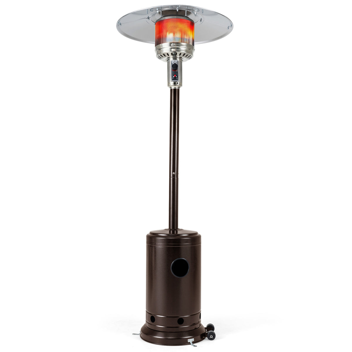 50 000 BTU Patio Propane Gas Heater with Stainless Steel Burner-Bronze