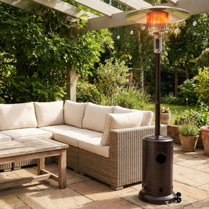 50 000 BTU Patio Propane Gas Heater with Stainless Steel Burner-Bronze