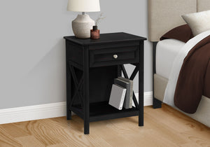 Accent End Table, 2 Tier, Storage Drawer, Transitional Style by Couch.com