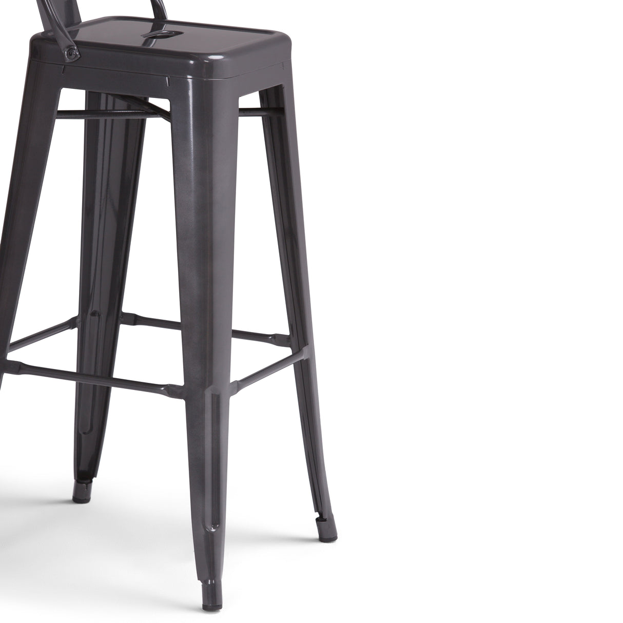 Rayne - Curved Back Metal Stool (Set of 2) by Couch.com
