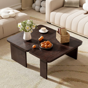 Modern Minimalist Coffee Table Set With Splicing Design by Couch.com